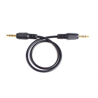 0.3M 1ft 3.5mm Gold Plated Plug Jack Male to Male Car AUX Stereo Audio Cord Cable